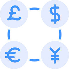 Sticker - money exchange icon