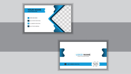 Modern and creative Multipurpose Business Card template. Minimal business card print vector design.