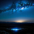 © Baris - A  Blue light in the sky like a milky way