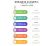 © Khoirul Project - 6 Steps Modern Timeline diagram with roadmap and icons, presentation vector infographic. Infographic template for business.