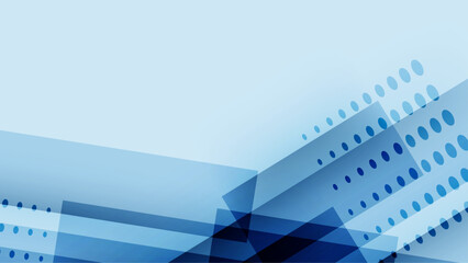 Geometrical background with blue shapes.