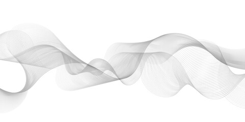 abstract wave line white background