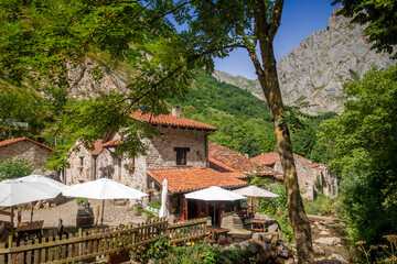 Wall Mural - Bulnes village, Picos de Europa, Asturias, Spain