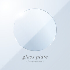 Wall Mural - glass plate vector data (transparent type that allows the background color to pass through)