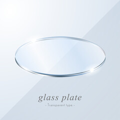 Wall Mural - glass plate vector data (transparent type that allows the background color to pass through)
