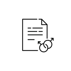 Wall Mural - same sex couple relationship legalisation. homosexual marriage certificate. pixel perfect, editable 