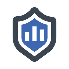 Canvas Print - Security statistics icon