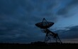 © Kev Kindred/Wirestock Creators - Silhouette shot of a radio telescope dish on a field during dusk
