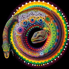Rainbow Serpant Dreamtime Story Aborgial Culture Rainbow Serpent Story 