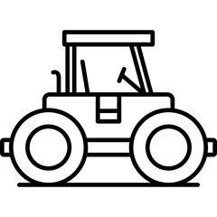 Poster - Road Roller Icon