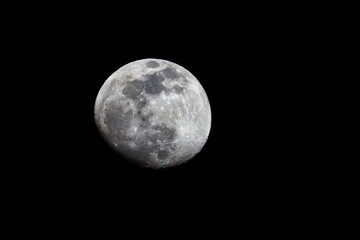 Canvas Print - Bright moon in the sky during night time