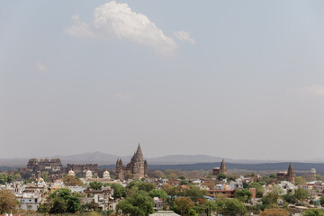 Canvas Print - Laxminarayan Temple in Orchha, India, 