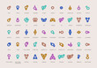 © karnografff - Gender and sexual orientation identity vector symbol sign icons