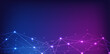 © Martin - Website header or banner design with abstract geometric background and connecting dots and lines. Global network connection. Digital technology with plexus background and space for your text.