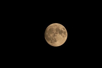 Wall Mural - full moon in the dark sky