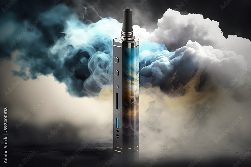 Electronic cigarette, veiper, smoke, Generative AI, e-cigarette, vaping, vape juice, nicotine Stock Illustration | Adobe Stock Electronic cigarette, veiper, smoke, Generative AI, e-cigarette, vaping, vape juice, nicotine Stock Illustration | Adobe Stock