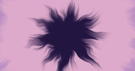 Wall Mural - color bleed animation. transition or loader loop animation screen. 4k resolution abstract purple and