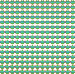 The texture consists of many rows with green circles.