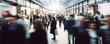 © ruslee - blurred business  people Walking on a modern walkway, abstakt image of people in the lobby of a modern business ,