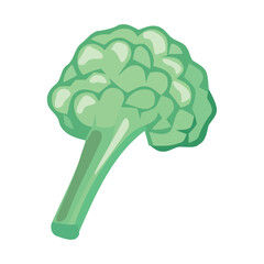 Sticker - vegetable organic eating broccoli