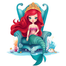 Watercolor Fairy Mermaid Sublimation