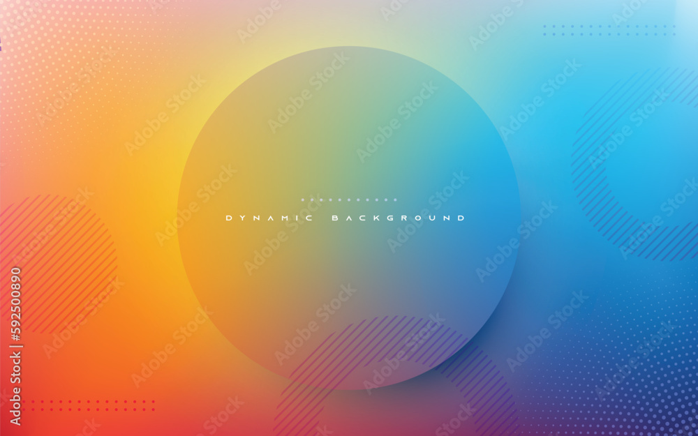 Abstract gradient background elegant circle shape design Stock Vector ...