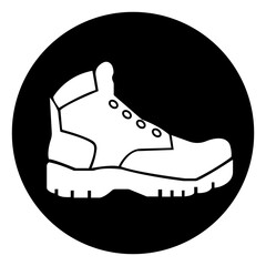 Wall Mural - Closed Toe Shoes Required Symbol Sign, Vector Illustration, Isolate On White Background Label .EPS10