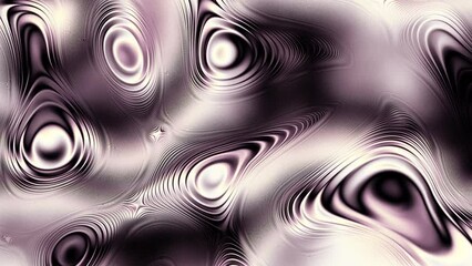 Leinwandbilder - Seamless abstract wavy background for loop playback. 4k video. Moving liquid surface.