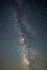 Wall Mural - Vertical shot of the beautiful starry sky. Milky Way.