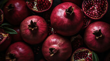 Pomegranate Fruit Background