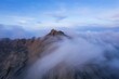 Long exposure shot of the sea of clouds at the Balang Mountain Pass in Aba Prefecture, Sichuan
