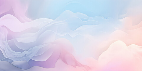 Wall Mural - soft pastel organic abstract wave pattern background, soft focus with copy space, background for pre