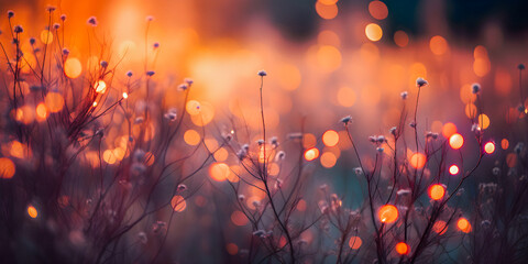 Wall Mural - tranquil leaves soft focus background with copy space, presentation background, dream atmosphere - g