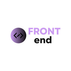 Illustration Vector Graphic of Front End logo 