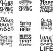 © sark - Happy Spring Quotes SVG Bundle