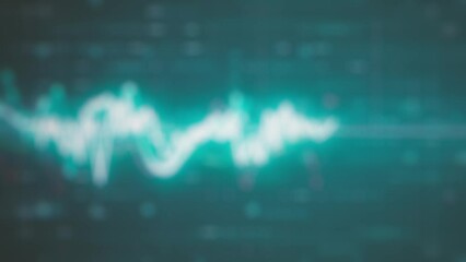 Wall Mural - business trading live stats on electronic screen/ 4k animation of a business background with statist