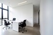 © inspiretta - Modern luxury white office, generative ai
