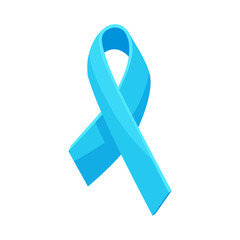 Wall Mural - Autism Blue Ribbon Icon