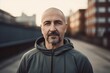 © Robert MEYNER - Portrait of a middle-aged man in sportswear on the street