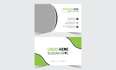 Creative and modern business card template Minimal Individual Business Card Layout Modern Business Card - Creative and Clean Business Card Template.