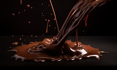 Enjoy every last drop of creamy hot chocolate goodness Creating using generative AI tools