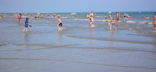 Sticker - seaside fun during the beautiful Italian summer