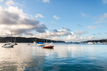 Pittwater Harbour Looking To Lion Island