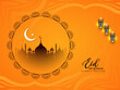 © Tamarindarts - Eid Mubarak traditional Islamic festival background design