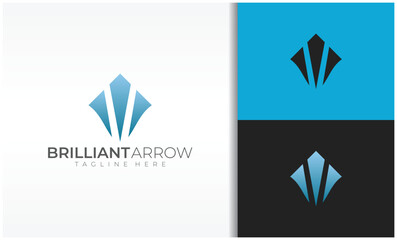 Wall Mural - Diamond and Arrow Logo