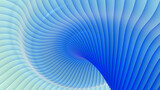 Fototapeta Perspektywa 3d - Blue background stripes 3d wavy pattern, elegant abstract striped pattern, interesting spiral architectural minimal background