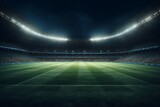 Fototapeta Sport - Photo realistic stadium background from generative ai