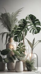  Indoor plants on a clean background