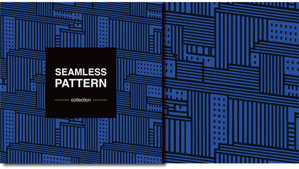 City skyline abstract seamless pattern vector package and background design wallpaper pattern