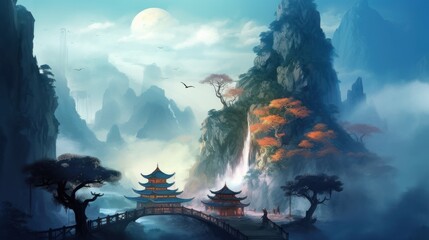 Chinese Style Fantasy Art